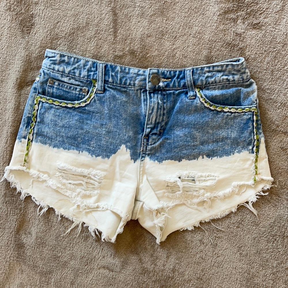 Free People Bleached Cut-offs